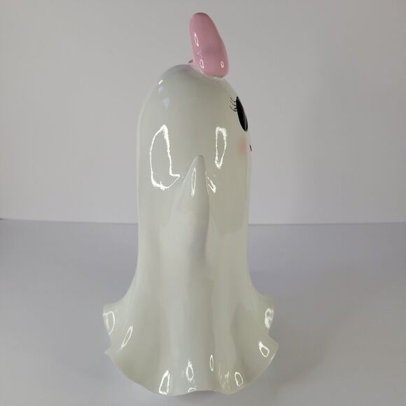 Dancing Girl Ghost Pink Bow Coquette 12